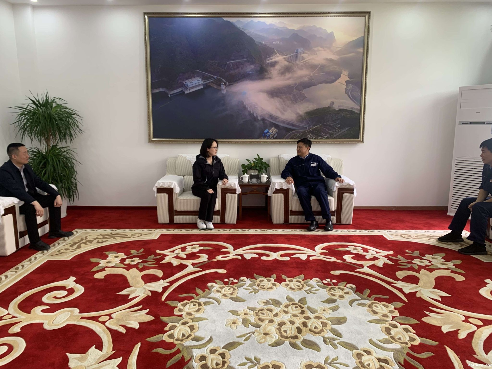 访企拓岗促就业，校地合作促发展丨丨我院赴构皮滩水电站开展调研交流